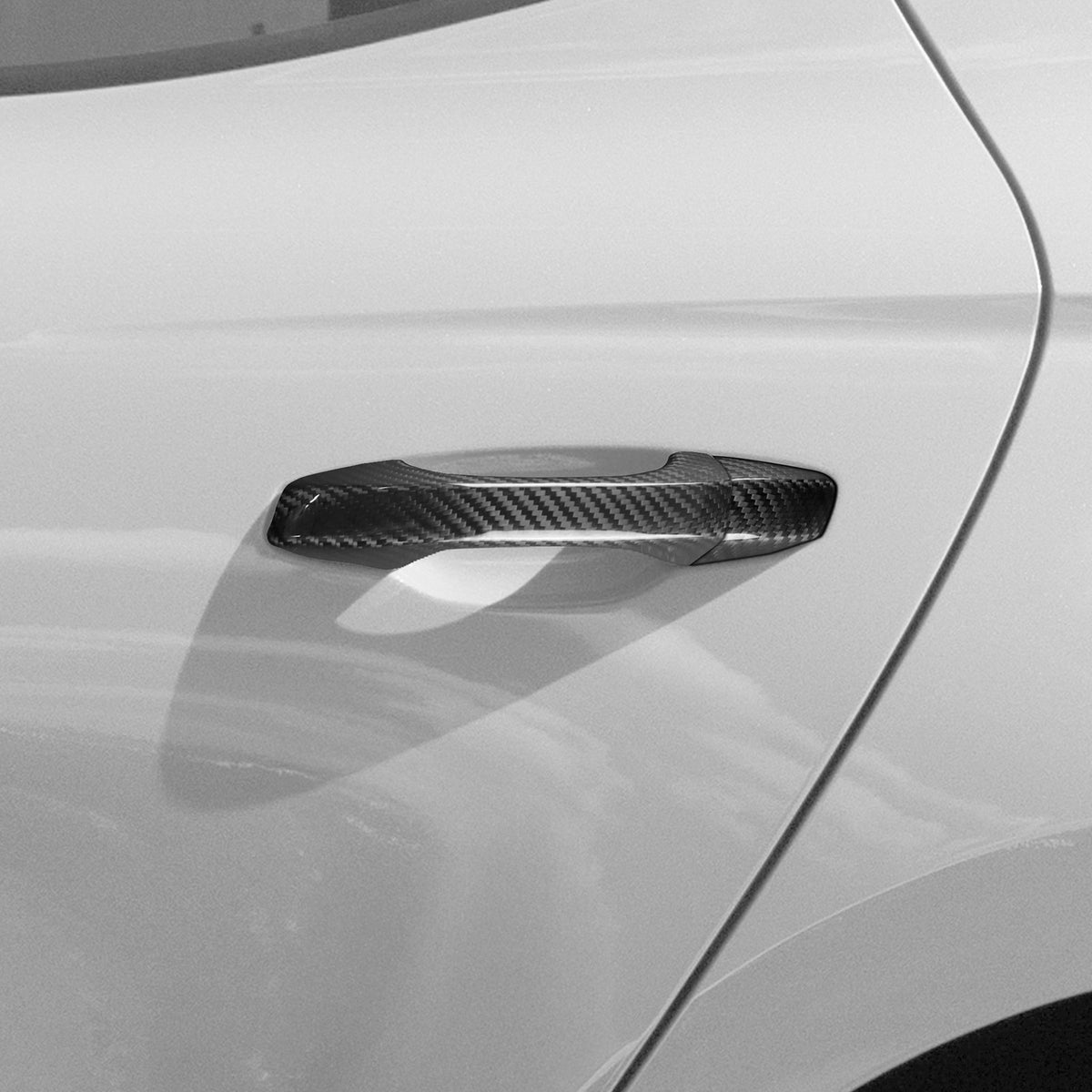Car Exterior Door Handle Cover Carbon Fiber for SEAT Ibiza Arona Ateca 2018-2026 - detail view 7