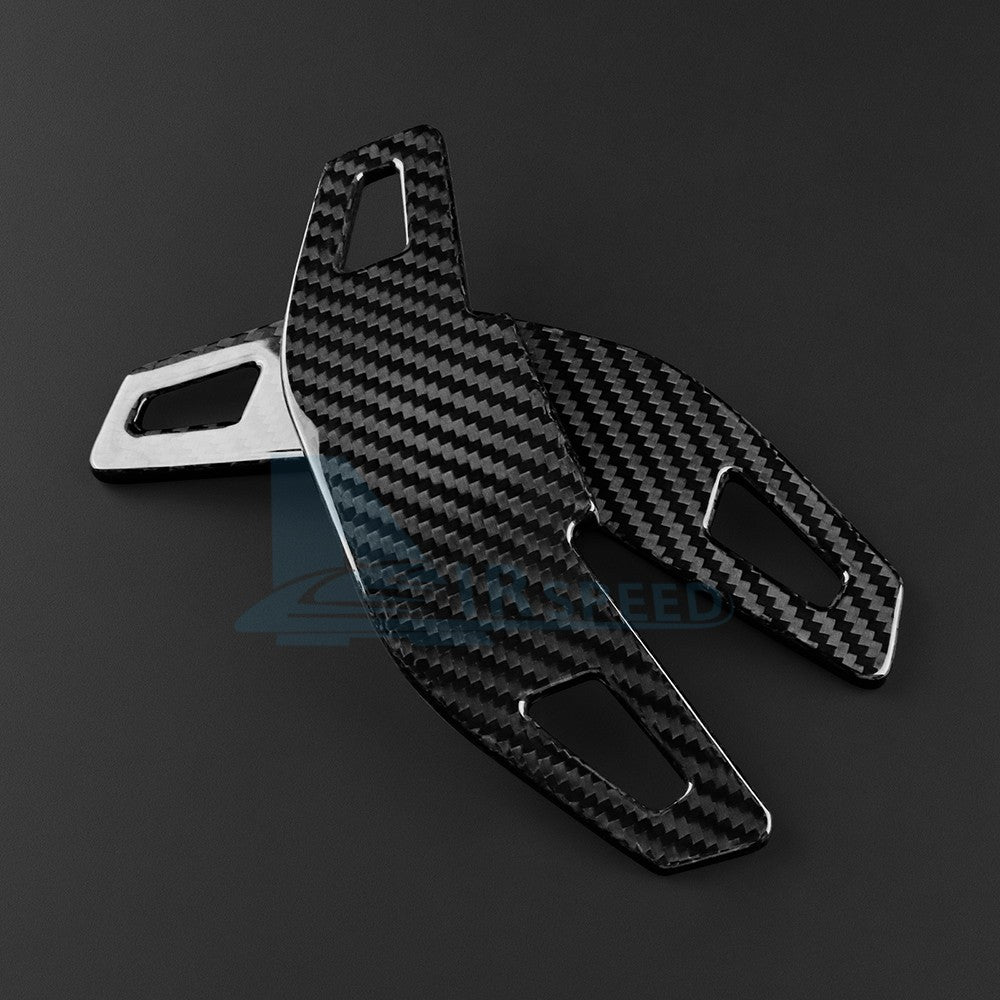 For Ford Mustang 2024-2026 Steering Wheel Paddle Shifter Extension Carbon Fiber - detail view 9