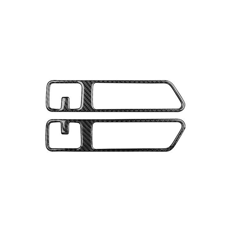 For Audi Q5 2018-2024 Trunk Cargo Hook Cover Panel Trim Black Carbon LHD RHD Set（U.S. Stock）