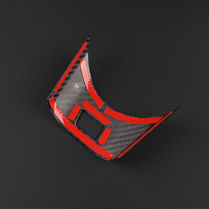 Black Carbon Fiber Car Steering Wheel Chin Cover for Toyota GR Yaris 2020-2026 - detail view 10