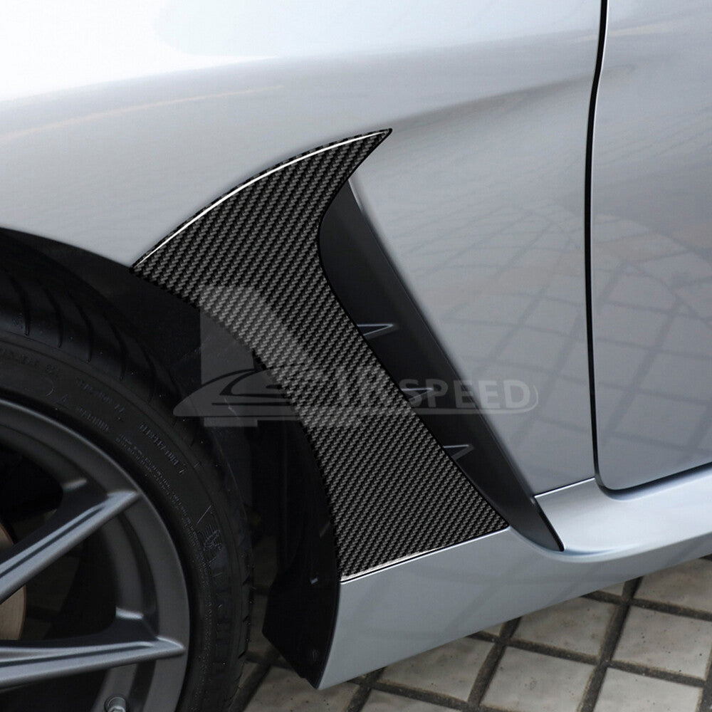 REAL HARD Carbon Fiber For Subaru BRZ GR86 21-2023 Black Car Side Fender Cover - detail view 4