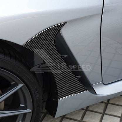 REAL HARD Carbon Fiber For Subaru BRZ GR86 21-2023 Black Car Side Fender Cover - detail view 4