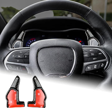 For Charger Challenger Durango SRT 2014-2025 Steering Wheel Paddle Shifter Trim