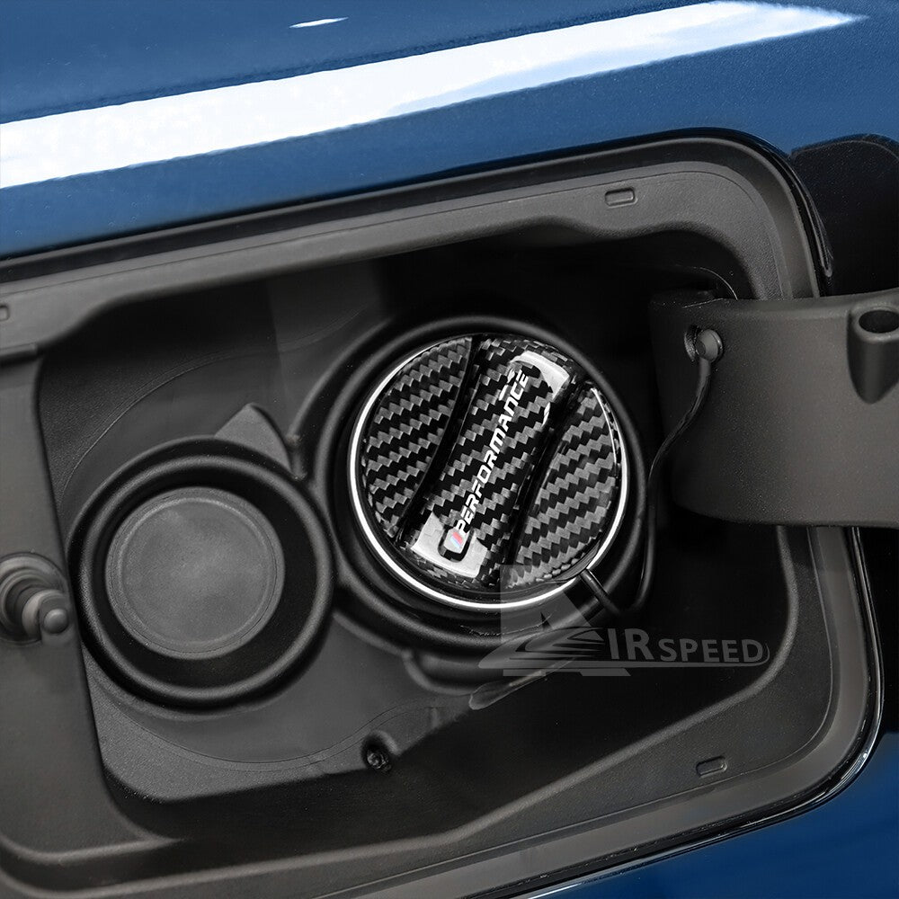 For BMW E90 E91 F10 F12 F48 G01 G30 Fuel Gas Tank Filler Cap Cover Carbon Fiber - detail view 6