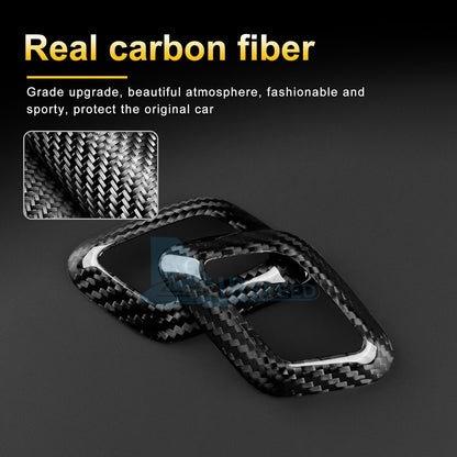 Center Gear Shift Head Cover BLACK HARD Carbon Fiber for Ford F-150 2015-2020 - detail view 5
