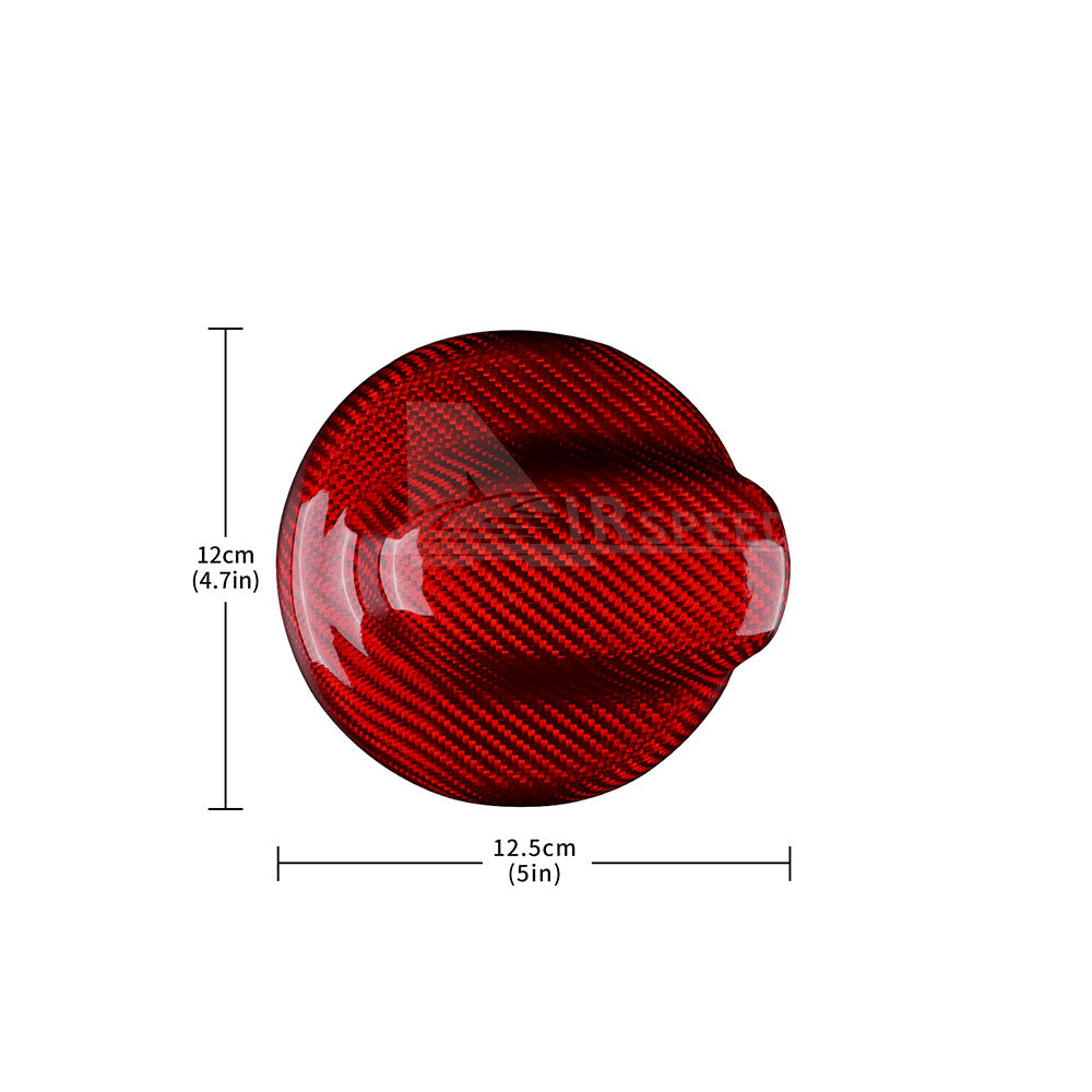 For MINI R55 07-14 R56 06-13 Car Oil Fuel Gas Tank Filler Cap Cover Carbon Fiber - detail view 3