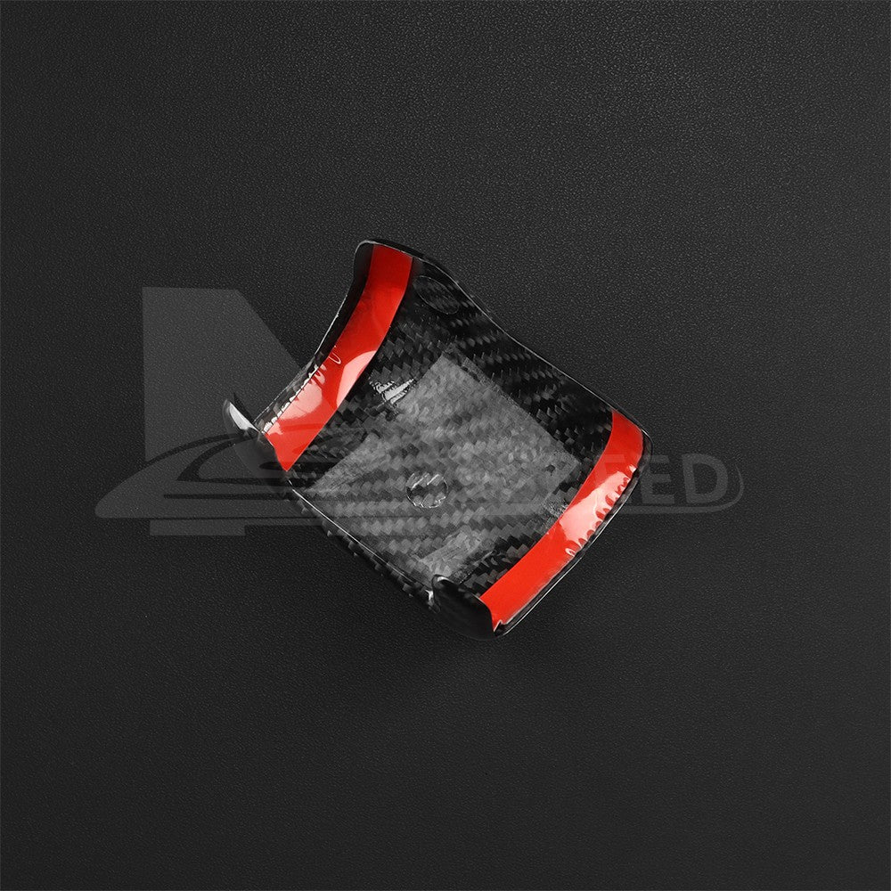 For Ford F-150 2021-2025 Center Console Gear Shift Head Cover Black Carbon Fiber - detail view 10