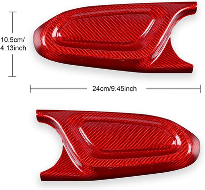 Black Hard Carbon Armrest Side Trim Fit MINI F60 2017-2022 - detail view 7