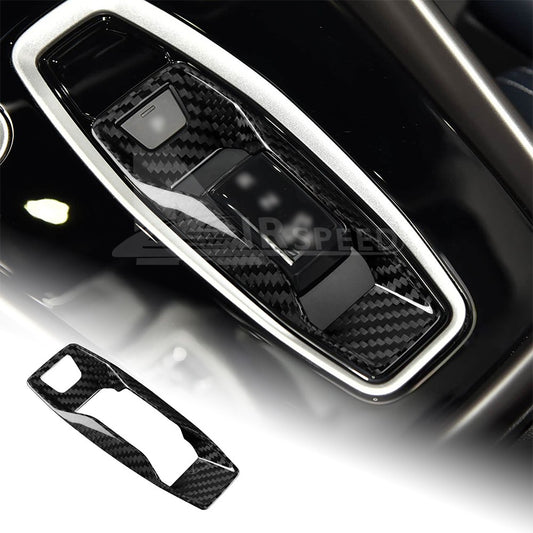 Black Hard Carbon Fiber Gear Shift Frame for Audi A3 2025+ Auto - product view