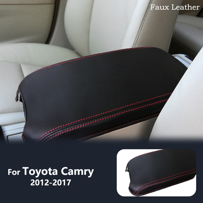 Center Console Armrest Cover Trim Leather for Toyota Camry 2012-2015 2016-2017 - FREE GIFT