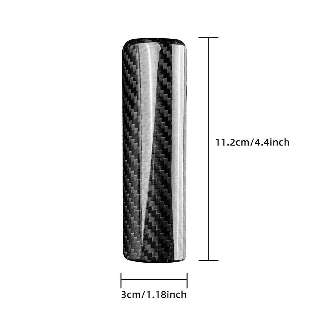 Hard Carbon Fiber Handbrake Grip Cover For Mazda CX-3 2014-2019 Protective Rod - detail view 4