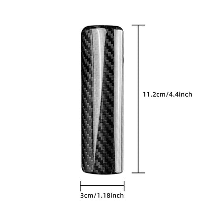 Hard Carbon Fiber Handbrake Grip Cover For Mazda CX-3 2014-2019 Protective Rod - detail view 4