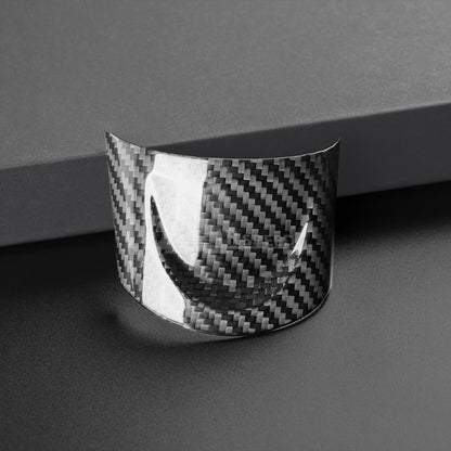 For Mini R55 R56 Steering Wheel Button Full Cover Chin Sticker Black Hard Carbon - detail view 6