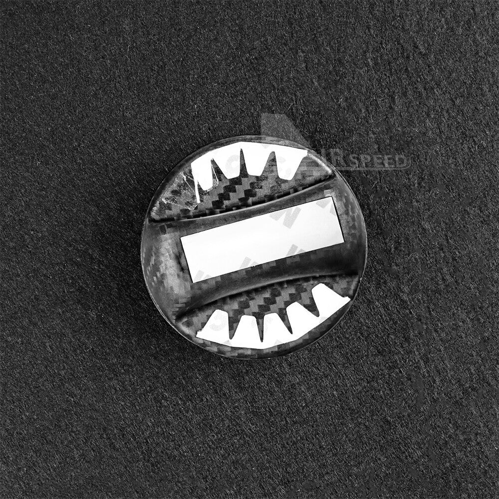 For BMW E90 E91 F10 F12 F48 G01 G30 Fuel Gas Tank Filler Cap Cover Carbon Fiber - detail view 10