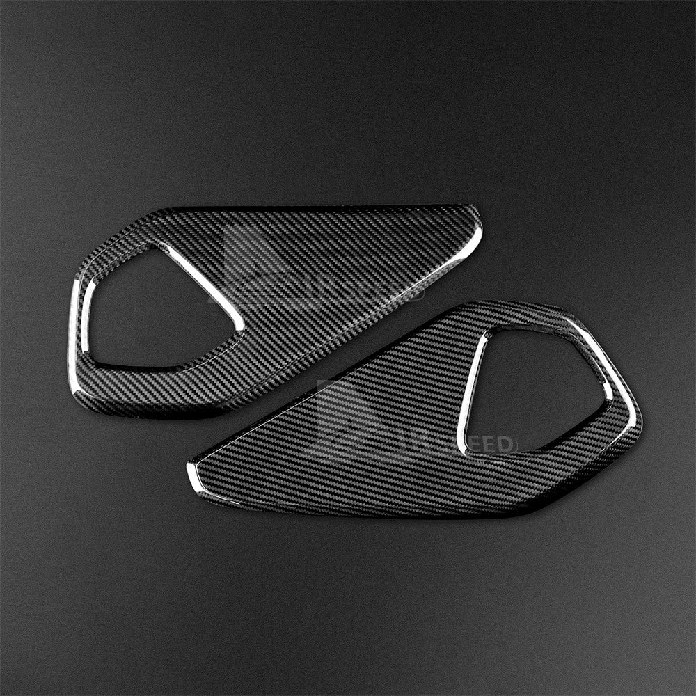 For Subaru BRZ Toyota GR86 2021-2023 Rear Audio Frame Cover HARD Carbon Fiber - detail view 7