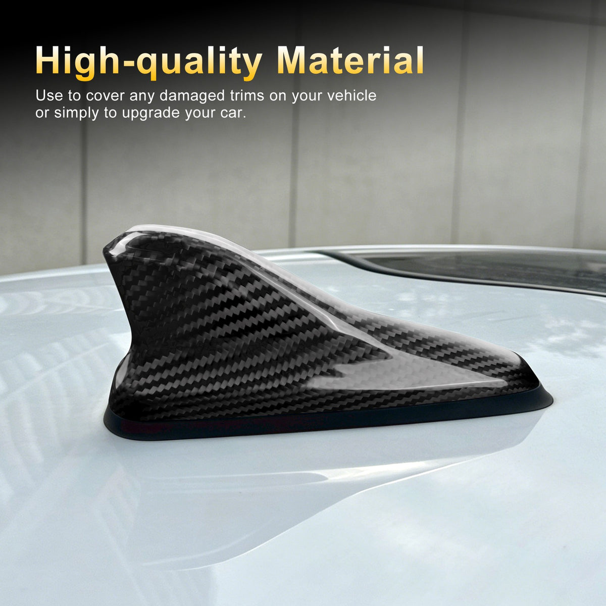 Car Antenna Cover Trim Carbon Fiber for SEAT Leon Cupra Leon Formentor 2020-2026 - detail view 6