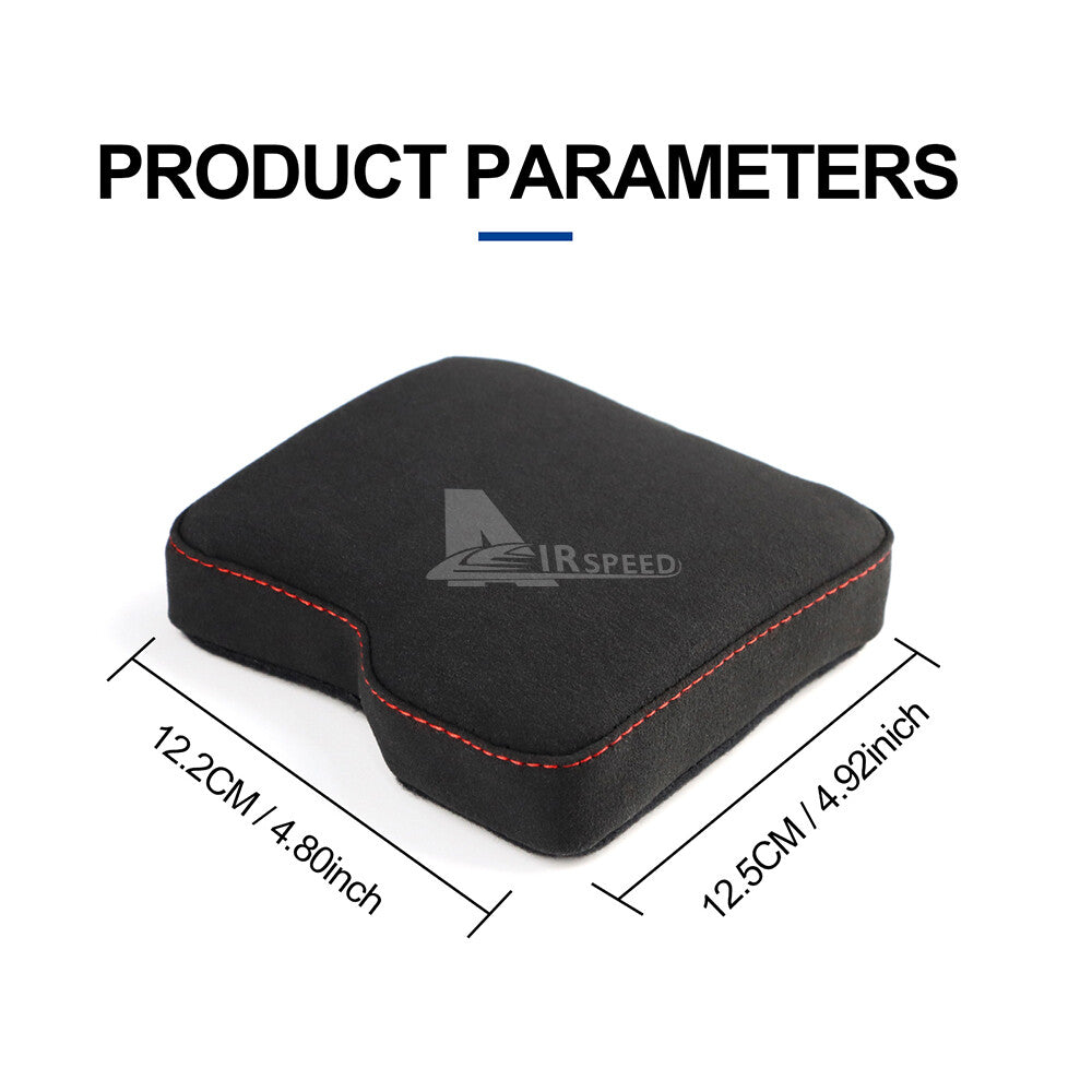 For Toyota GR86 Subaru BRZ 2021-23 Center Console Armrest Pad Suede Red Thread - FREE GIFT