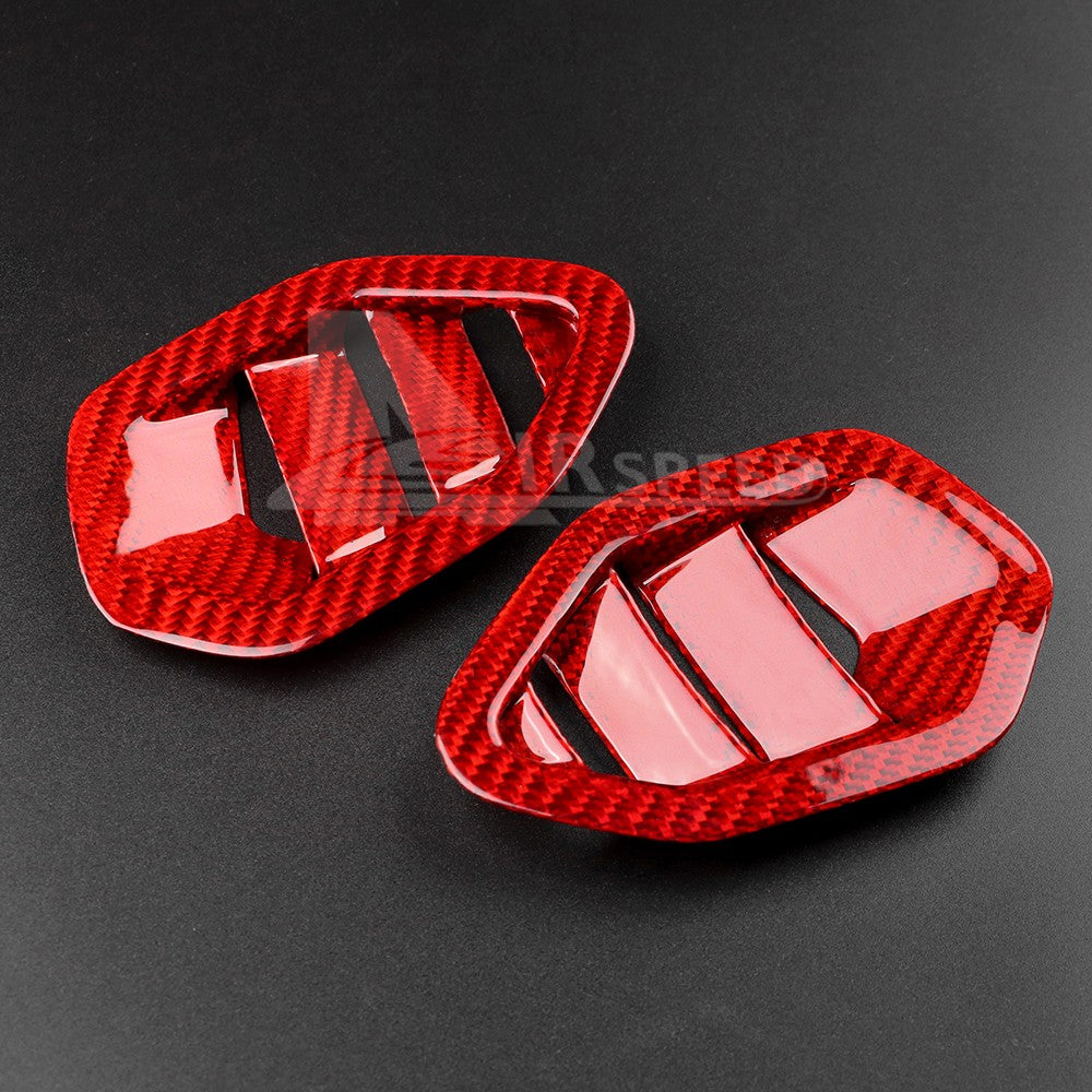 Air Vent Dashboard Outlet For Subaru BRZ GR86 2021-2023 REAL HARD Carbon Fiber - detail view 6