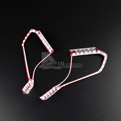 For Corvette C8 20-2023 Steering Wheel Outer Frame Cover REAL HARD Carbon Fiber