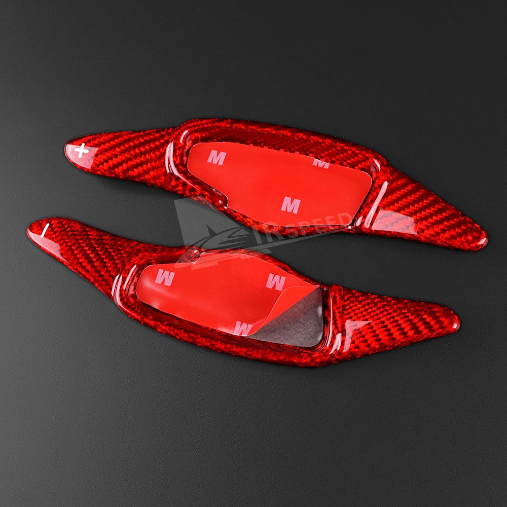 Red Steering Wheel Paddle Shifter Extension For Hyundai IONIQ 2019-21 Kona 19-20