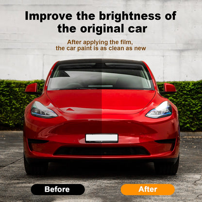 Car Front Bumper Precut Paint Protection Film Clear for Tesla Model Y 2020-2024 - FREE GIFT
