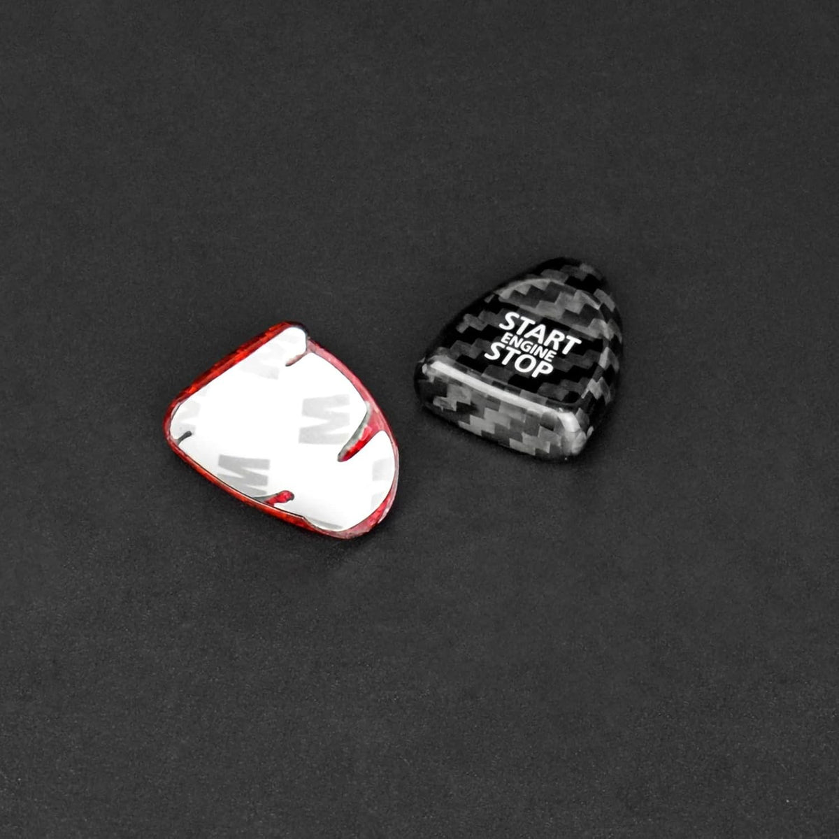 Carbon Fiber Engine Start Stop Button Sticker For Mini Cooper F54 F55 F56 F57F60 - detail view 9