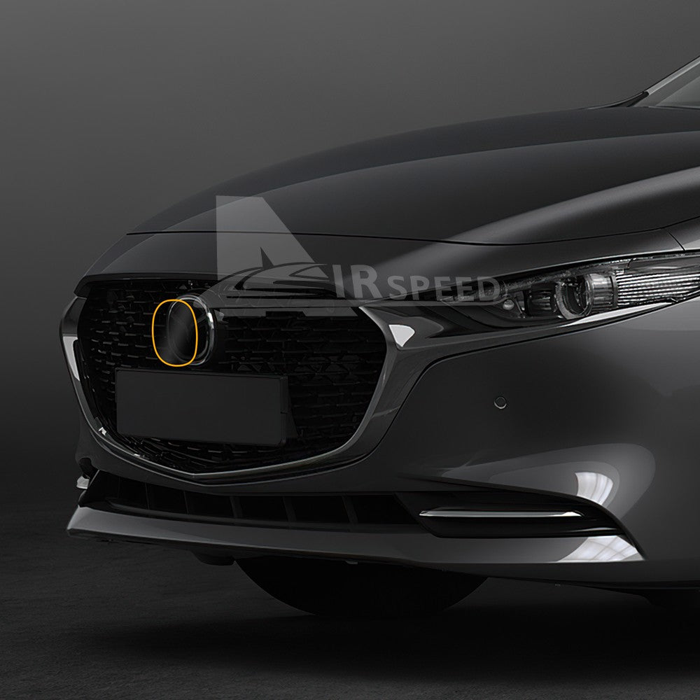 Smoked vinyl decals for the 2019–2025 Mazda 3 emblem - FREE GIFT