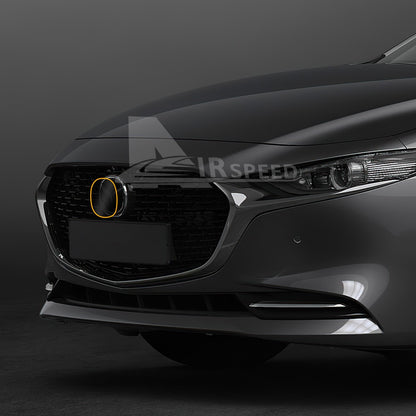 Smoked vinyl decals for the 2019–2025 Mazda 3 emblem - FREE GIFT