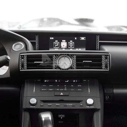 Car Center Air Vent Outlet Sticker Trim Carbon Fiber For Lexus RC300 RC350 15-18（U.S. Stock）