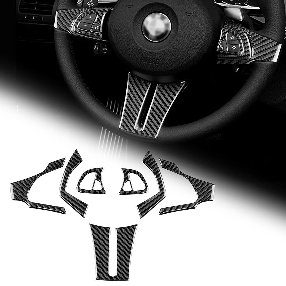 Steering Wheel Button Chin Stickers Carbon Fiber for BMW Z4 E85 E86 2003-2008 - product view