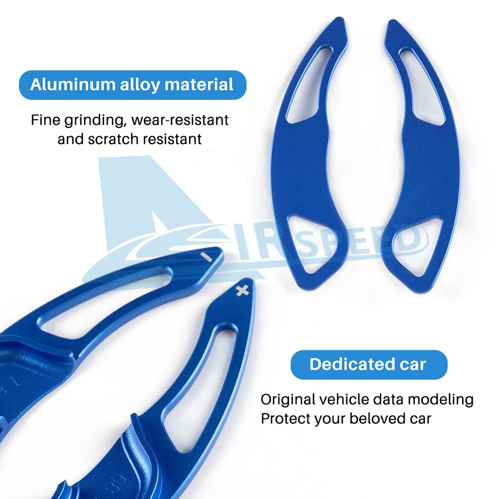 For Hyundai Genesis Coupe 2009-2011 Steering Wheel Paddle Shifter Extension Blue - FREE GIFT