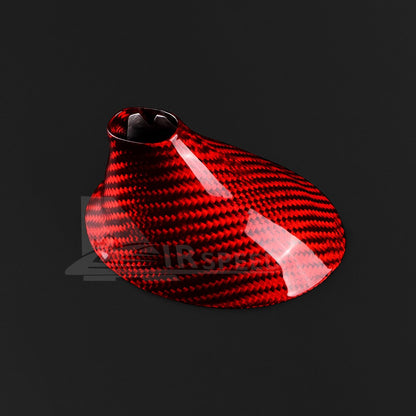 RED HARD Carbon Fiber Antenna Cover Sticker for FIAT 500 Abarth 595 2012-2023 - detail view 8