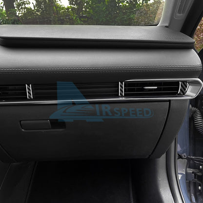 For Mazda 3 Axela 2019-2025 Carbon Fiber Center Console Stickers Decorative Trim