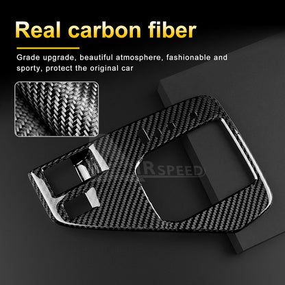 REAL HARD Carbon Fiber Gear Shift Console Cover For Subaru Crosstrek 2023-2024 - detail view 7