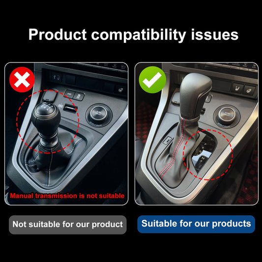 Car Center Gear Shift Panel Cover Carbon Fiber for Toyota GR Yaris 2025-2026 - detail view