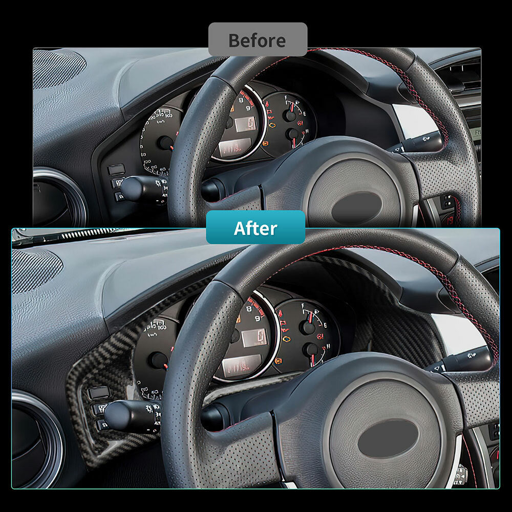 Speedometer Frame Cover REAL Carbon Fiber For Subaru BRZ Toyota 86 2012-2021 - detail view 3