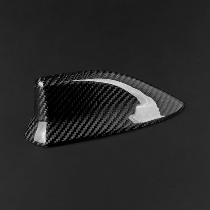 For Toyota Yaris Cross/GR Yaris 2020-2024 Black Carbon Fiber Roof Antenna Cover - detail view 9