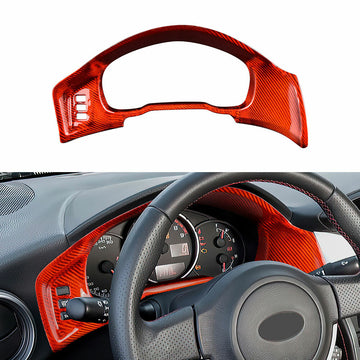 Red Speed Indicator HARD READ Carbon Fiber Cover For Subaru BRZ Toyota 86 12-21