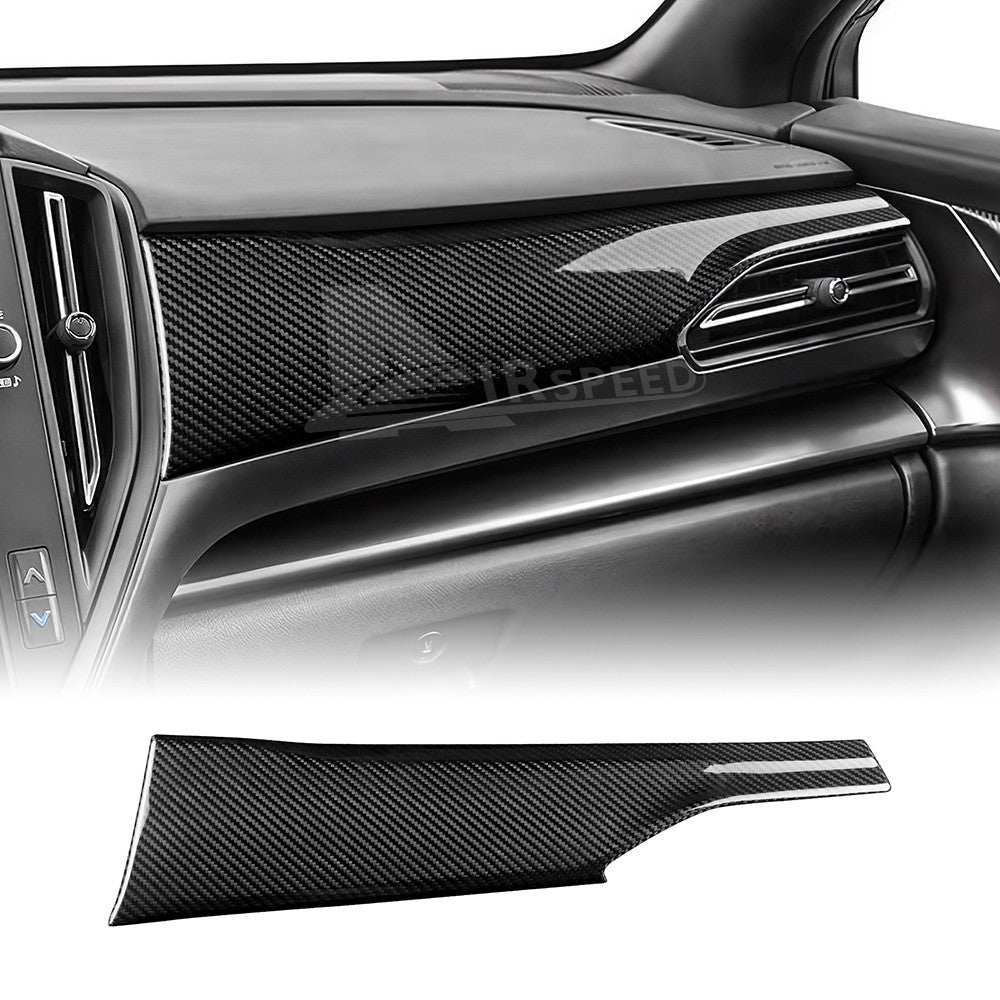 Passenger Copilot Front Dash Fit Subaru Crosstrek 2024 REAL HARD Carbon Fiber - product view