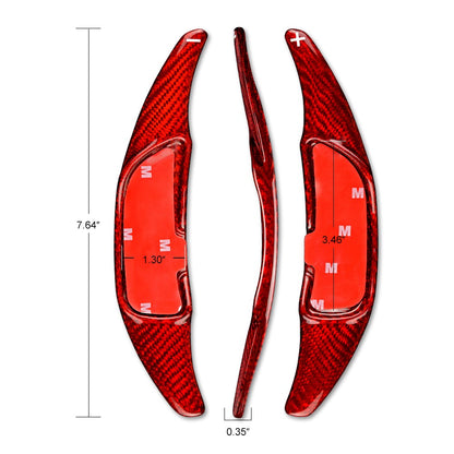 Red Steering Wheel Paddle Shifter Extension For Benz E63 E53 E43 GLA45 2016-2019