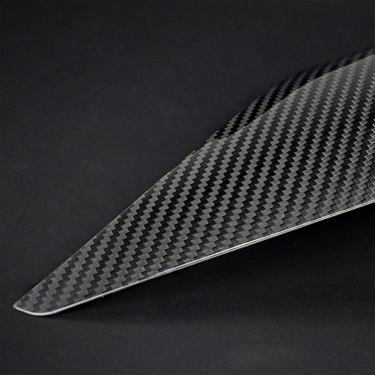 For BMW F30, F31, F32, F33, F34 & F36 Center Console Dashboard Strip Trim, Carbon Fiber - detail view 5