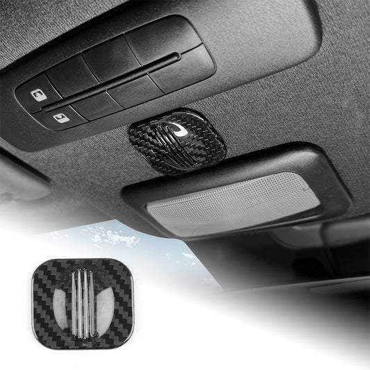 Carbon Fiber Roof Microphone Receiver Cover for Abarth 595 695 595C 695C 2012-24 - product view