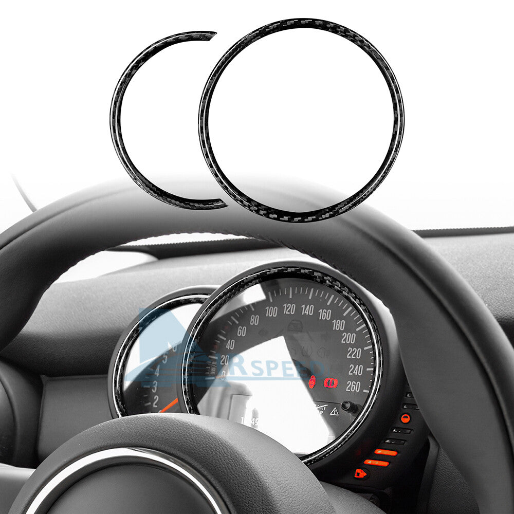 Black Speed Indicator Cover REAL HARD Carbon Fiber For Mini F54 F55 F56 F57 F60 - product view