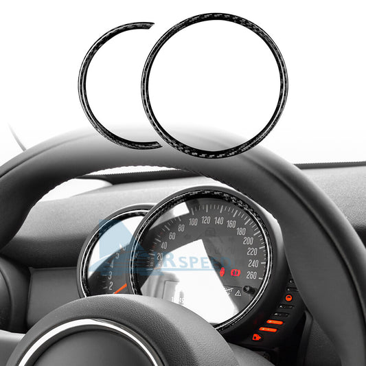 Black Speed Indicator Cover REAL HARD Carbon Fiber For Mini F54 F55 F56 F57 F60 - product view