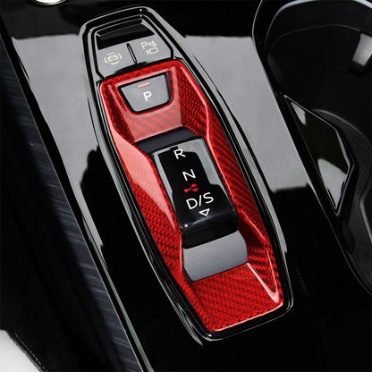 For Audi A3 2025-UP Automatic Gear Shift Button Inner Frame Cover Carbon Fiber - detail view 7