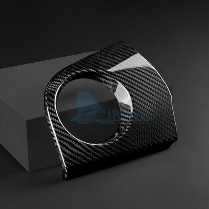 Dashboard Side Air Inlet Cover Sticker Fit For Fiat 500 08-23 Black Carbon Fiber - detail view 10