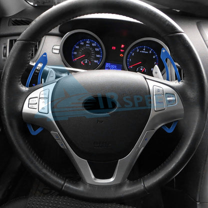 For Hyundai Genesis Coupe 2009-2011 Steering Wheel Paddle Shifter Extension Blue - FREE GIFT