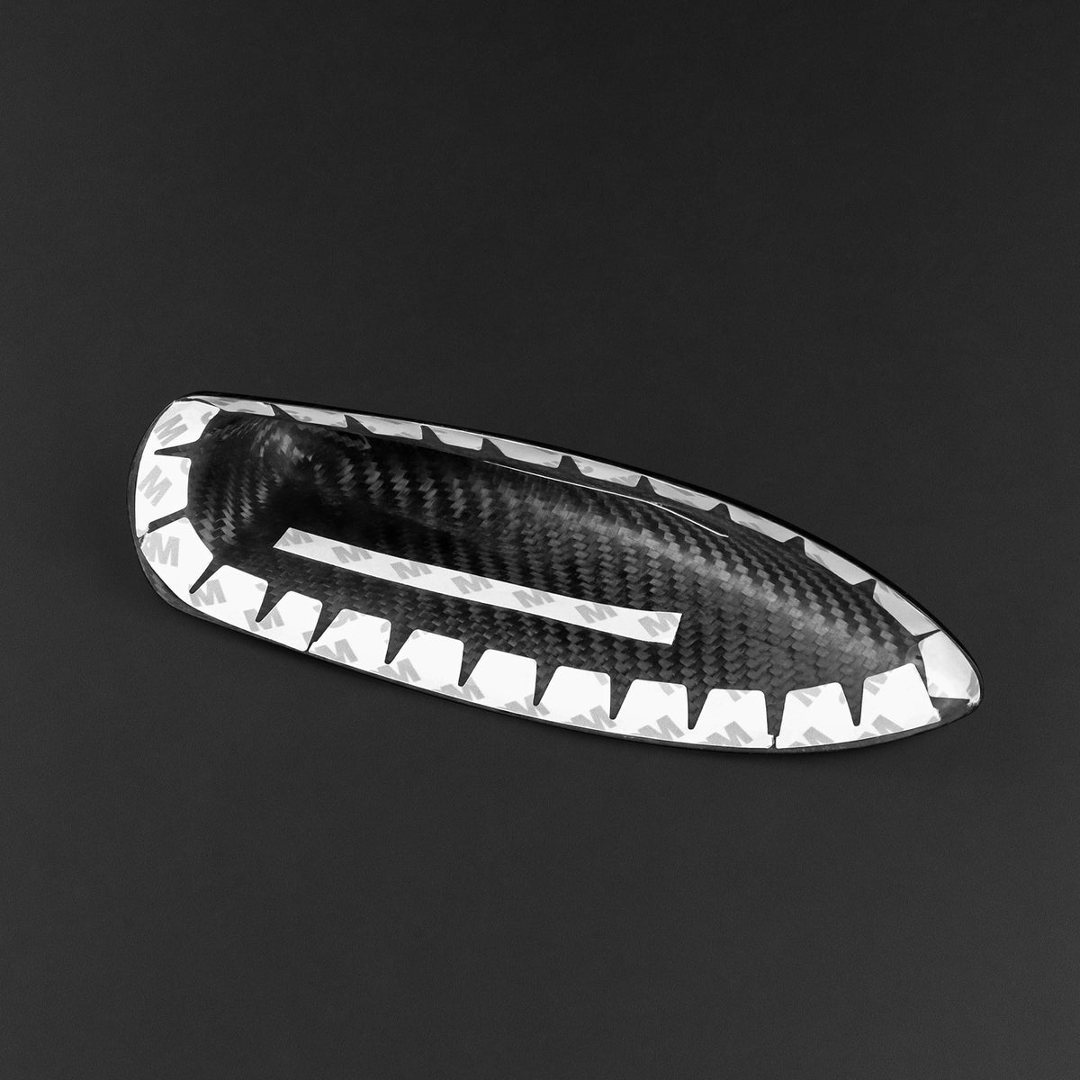 For Toyota Yaris Cross/GR Yaris 2020-2024 Black Carbon Fiber Roof Antenna Cover - detail view 10