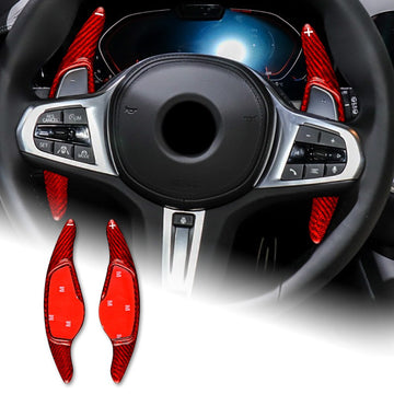 For BMW G14 G15 G02 G05 G30 G32 G07 2018-2023 Red Steering Wheel Paddle Shifter