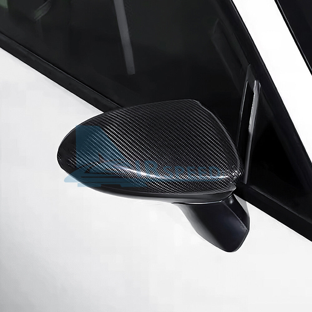 Real Carbon Fiber Side Mirror Cover Caps For Subaru BRZ Toyota GR86 2021-2024 - detail view 5